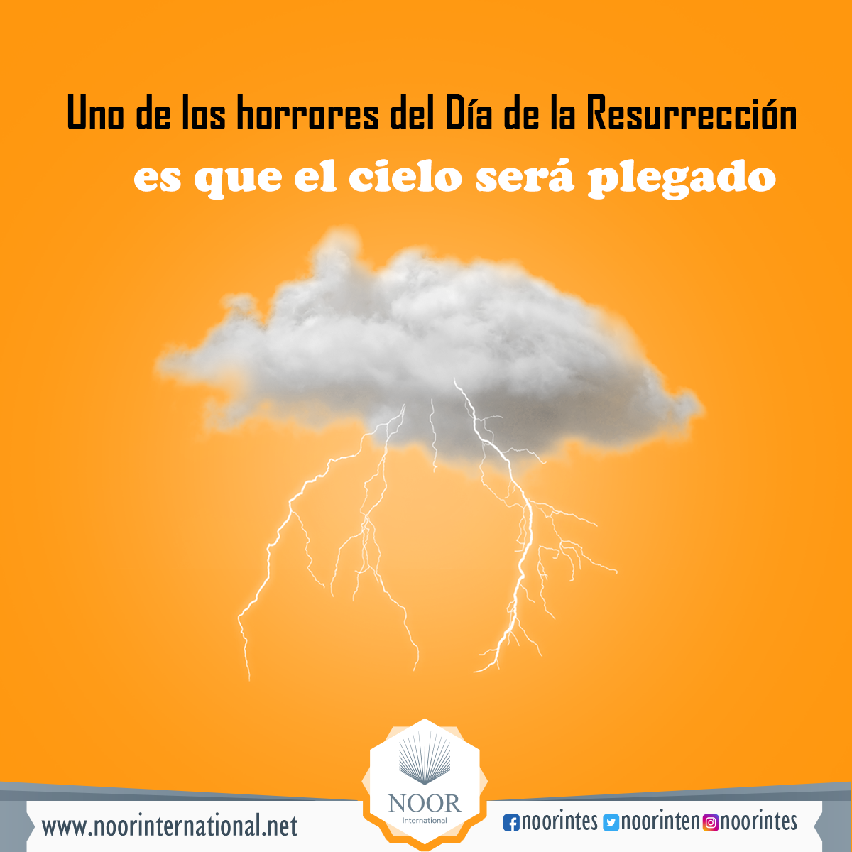 Uno de los horrores del Día de la Resurrección es que el cielo será plegado