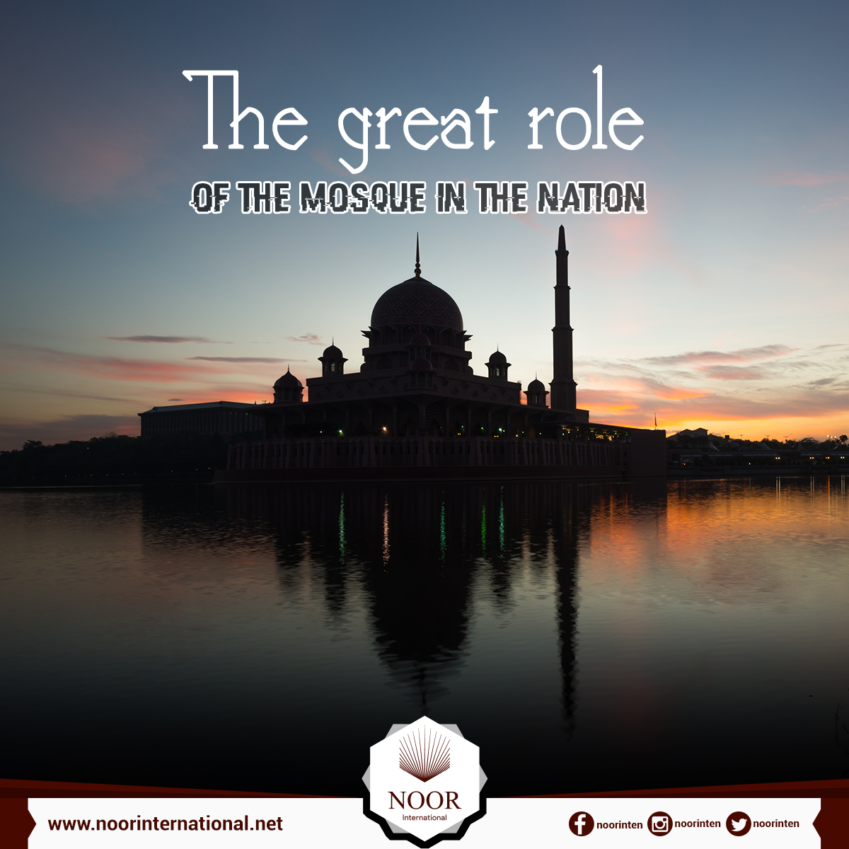 The great role of the mosque in the nation