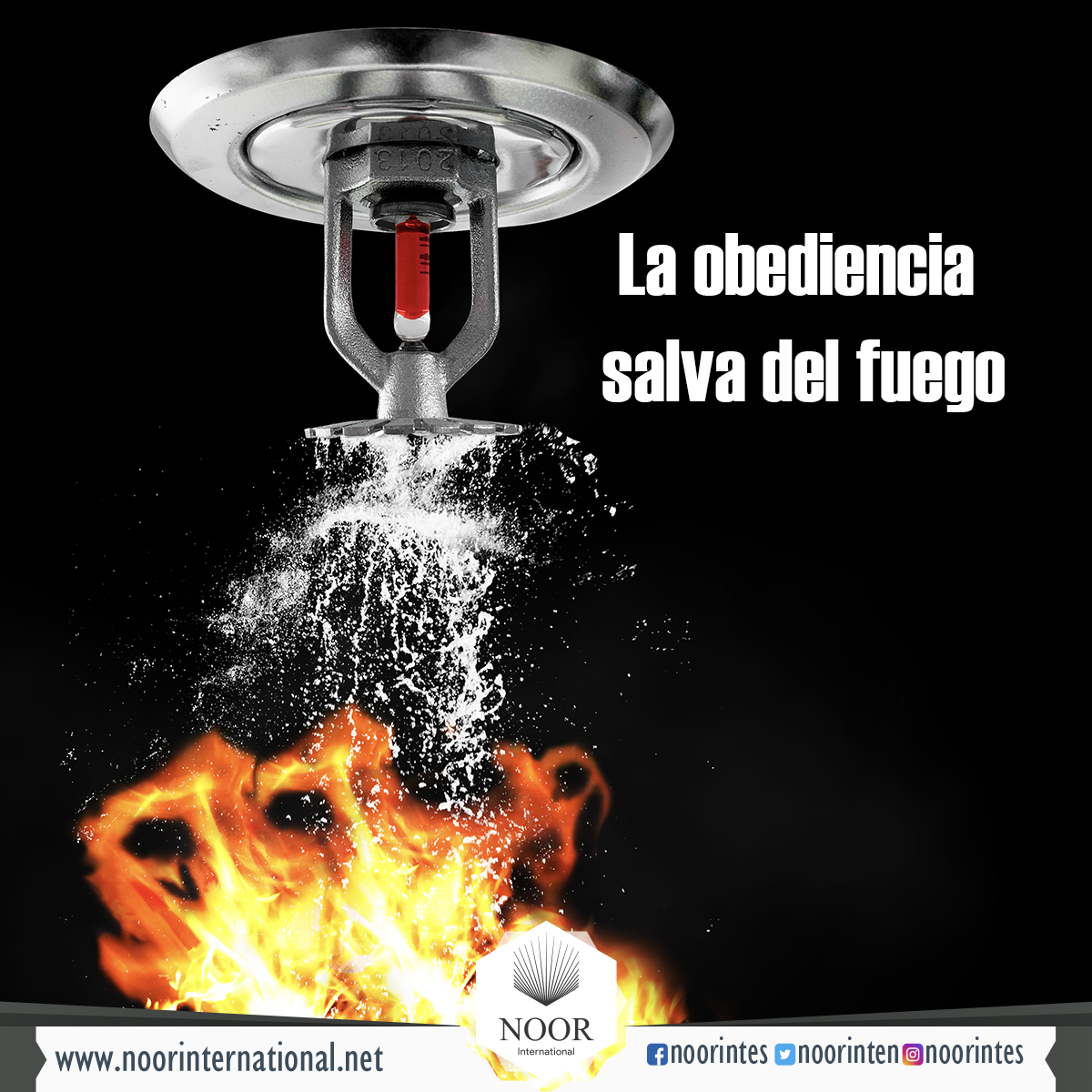 La obediencia salva del fuego