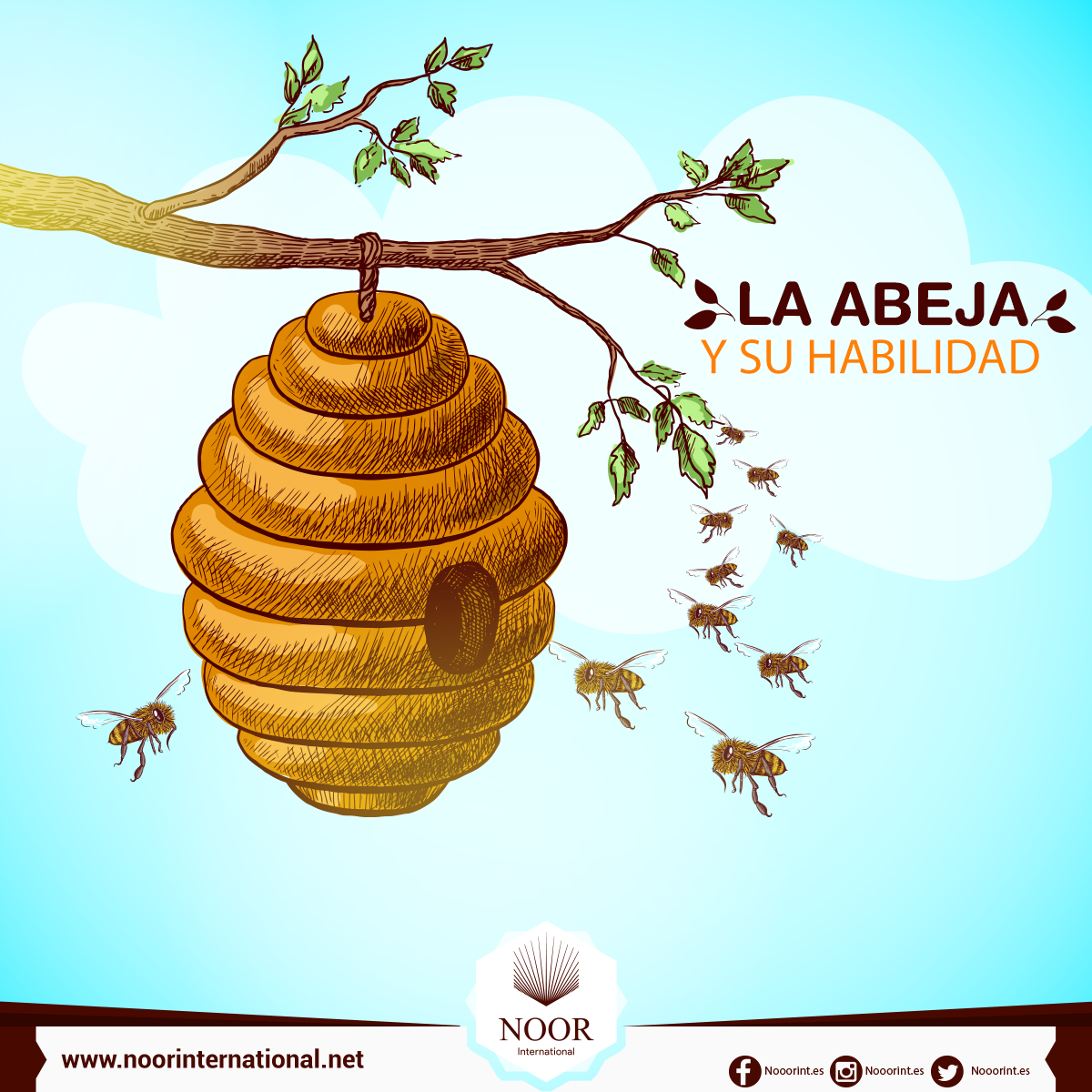 La abeja y su habilidad