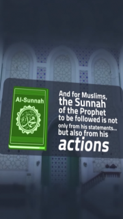 Sunnah os not just the WORDS of the prophet but also the actions.