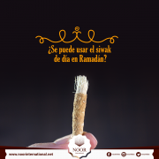 ¿Se puede usar el siwak de día en Ramadán?