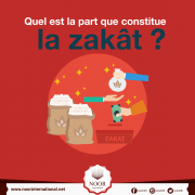 Quel est la part que constitue la zakât ?