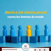 Marie a été choisie parmi toutes les femmes du monde