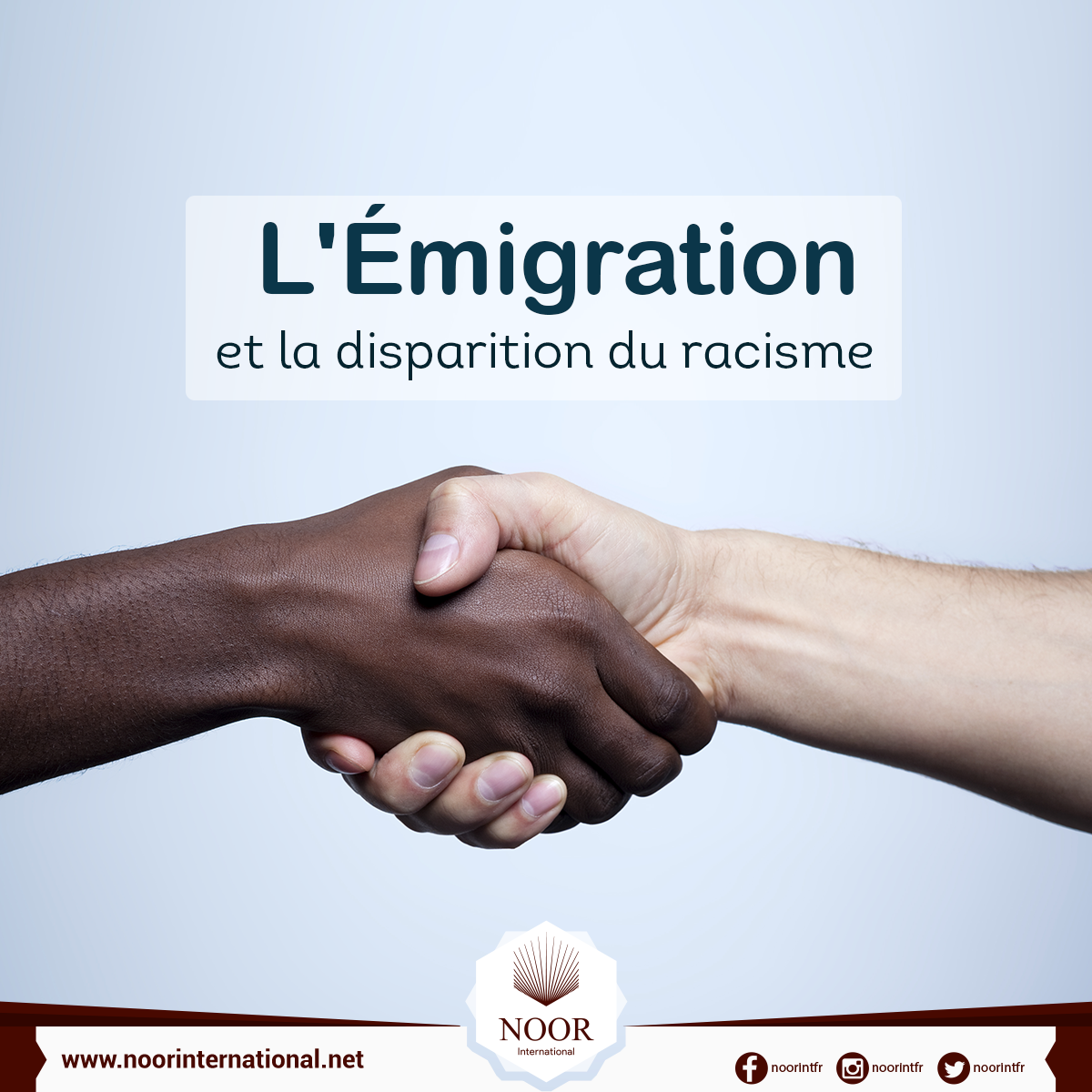 L'Émigration et la disparition du racisme