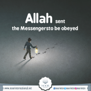 Allah sent the Messengers to be obeyed