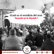 ¿Cuál es el veredicto del rezo Tarawih en la Sharíah?