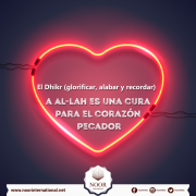 El Dhikr (glorificar, alabar y recordar) a Al-lah es una cura para el corazón pecador