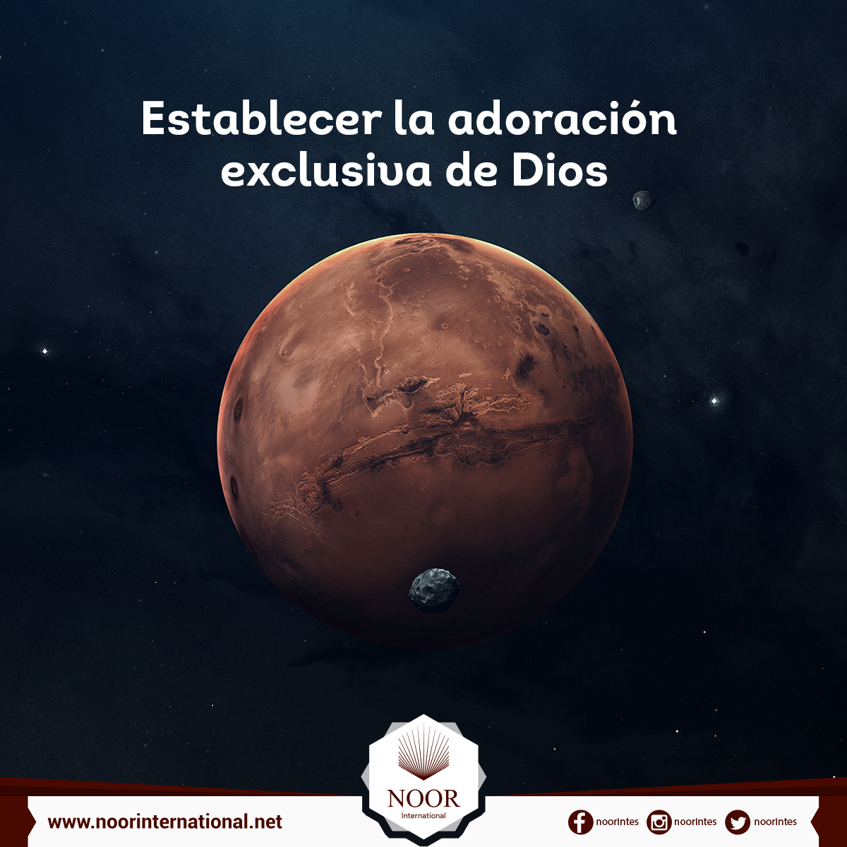 Establecer la adoración exclusiva de Dios