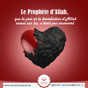 Le Prophète d’Allah, que la paix et la bénédiction d’Allah soient sur lui, n’était pas immortel