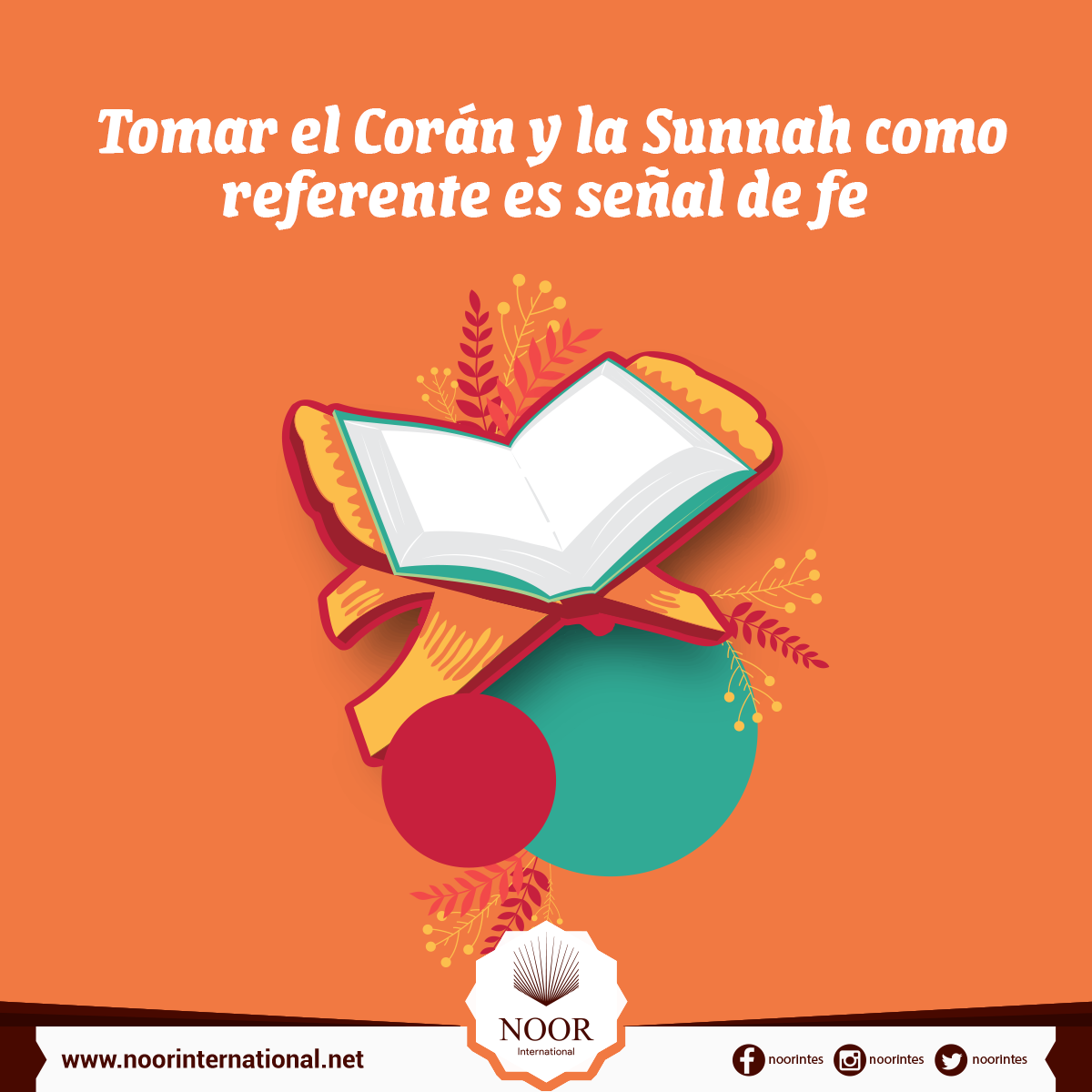 Tomar el Corán y la Sunnah como referente es señal de fe