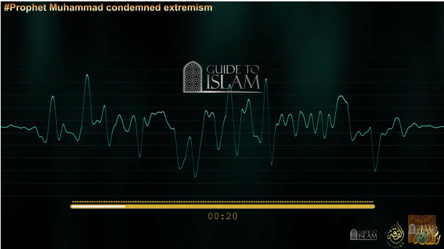 Prophet Muhammad condemned extremism