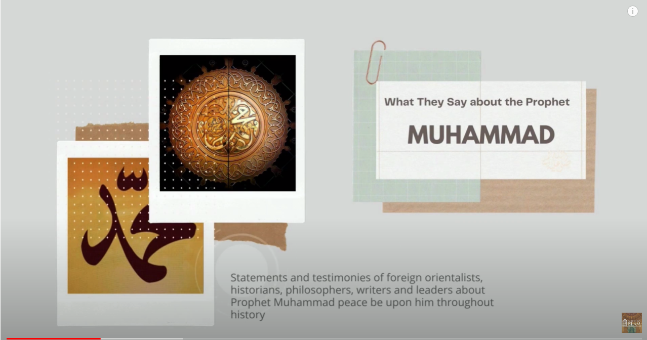 What They Say about the Prophet Muhammad?