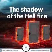 The shadow of the Hell fire