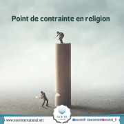 Point de contrainte en religion