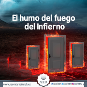 El humo del fuego del Infierno