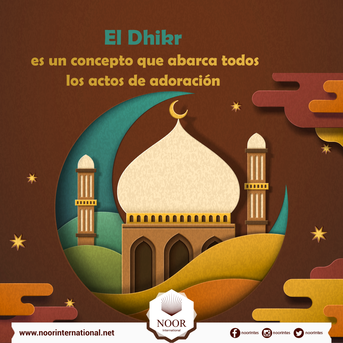 El Dhikr es un concepto que abarca todos los actos de adoración