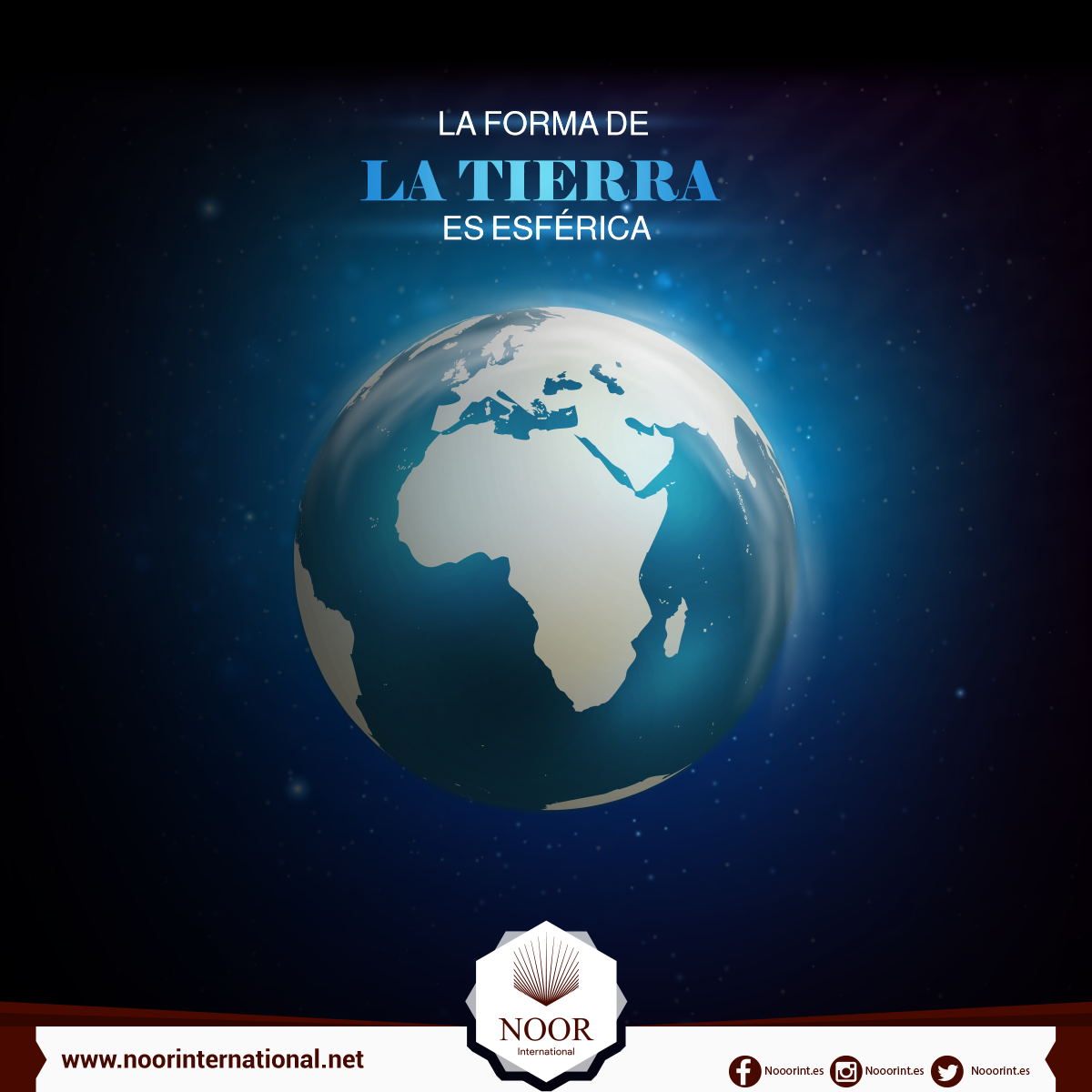 La forma de la Tierra es esférica