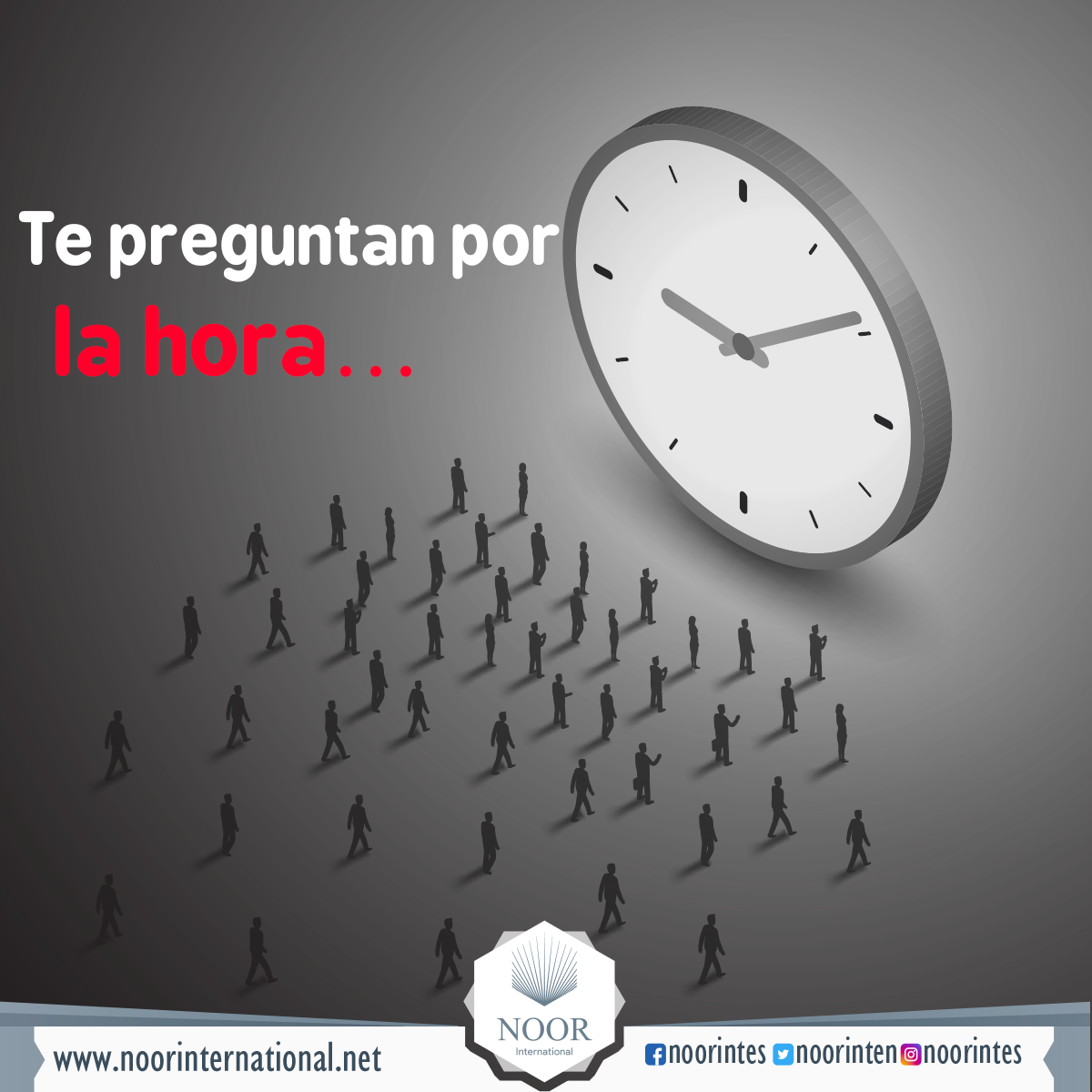 Te preguntan por la hora…