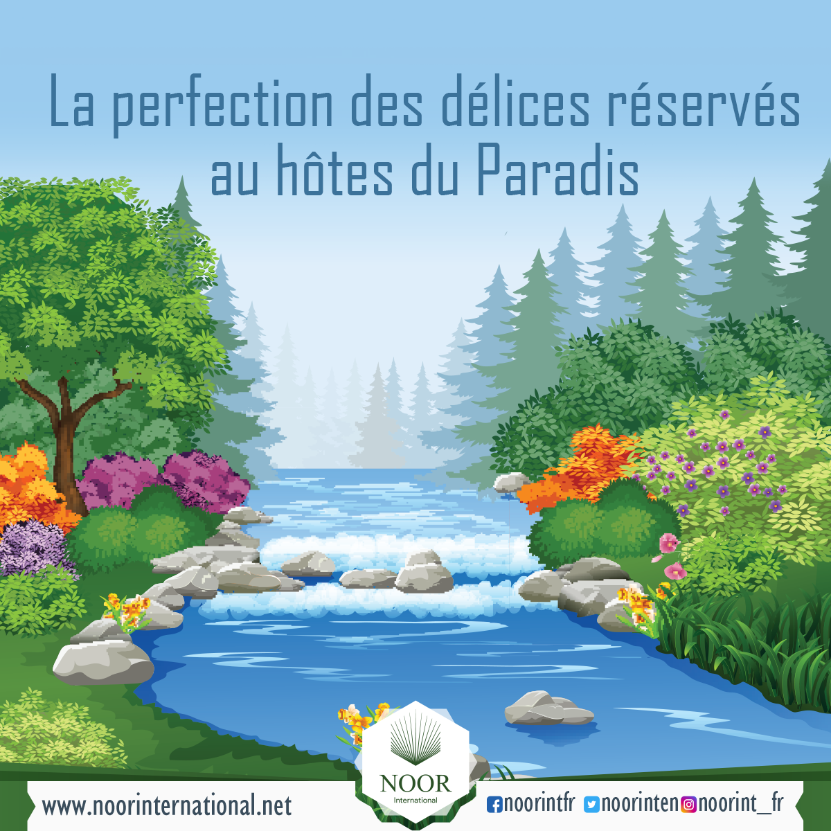 La perfection des délices réservés au hôtes du Paradis