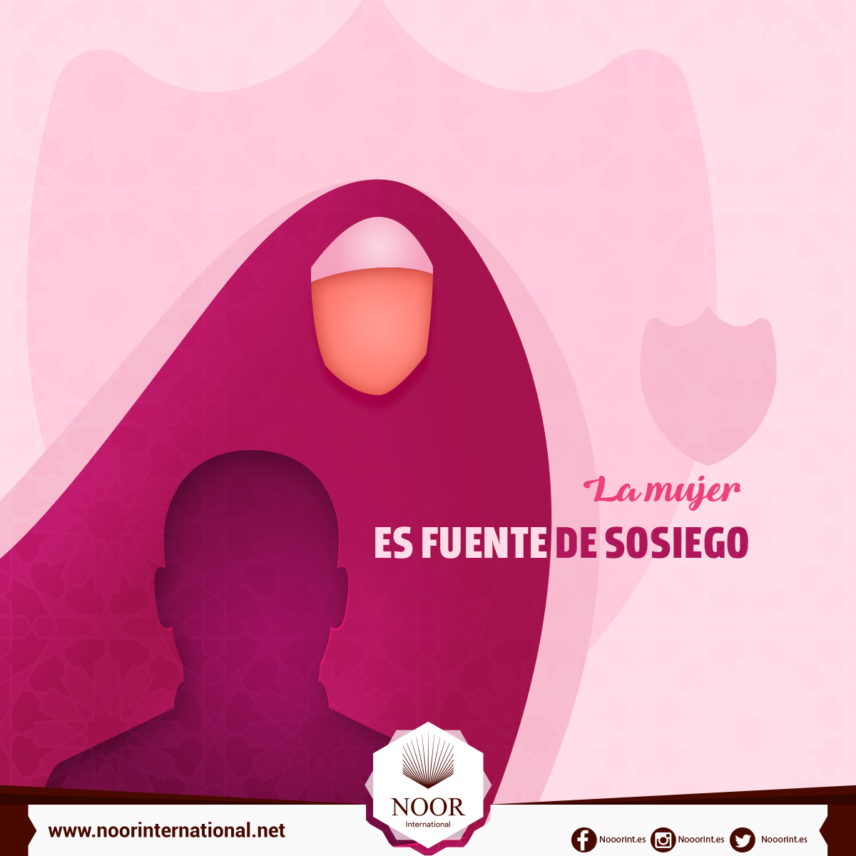 La mujer es fuente de sosiego