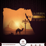 La huida de Moisés de Egipto