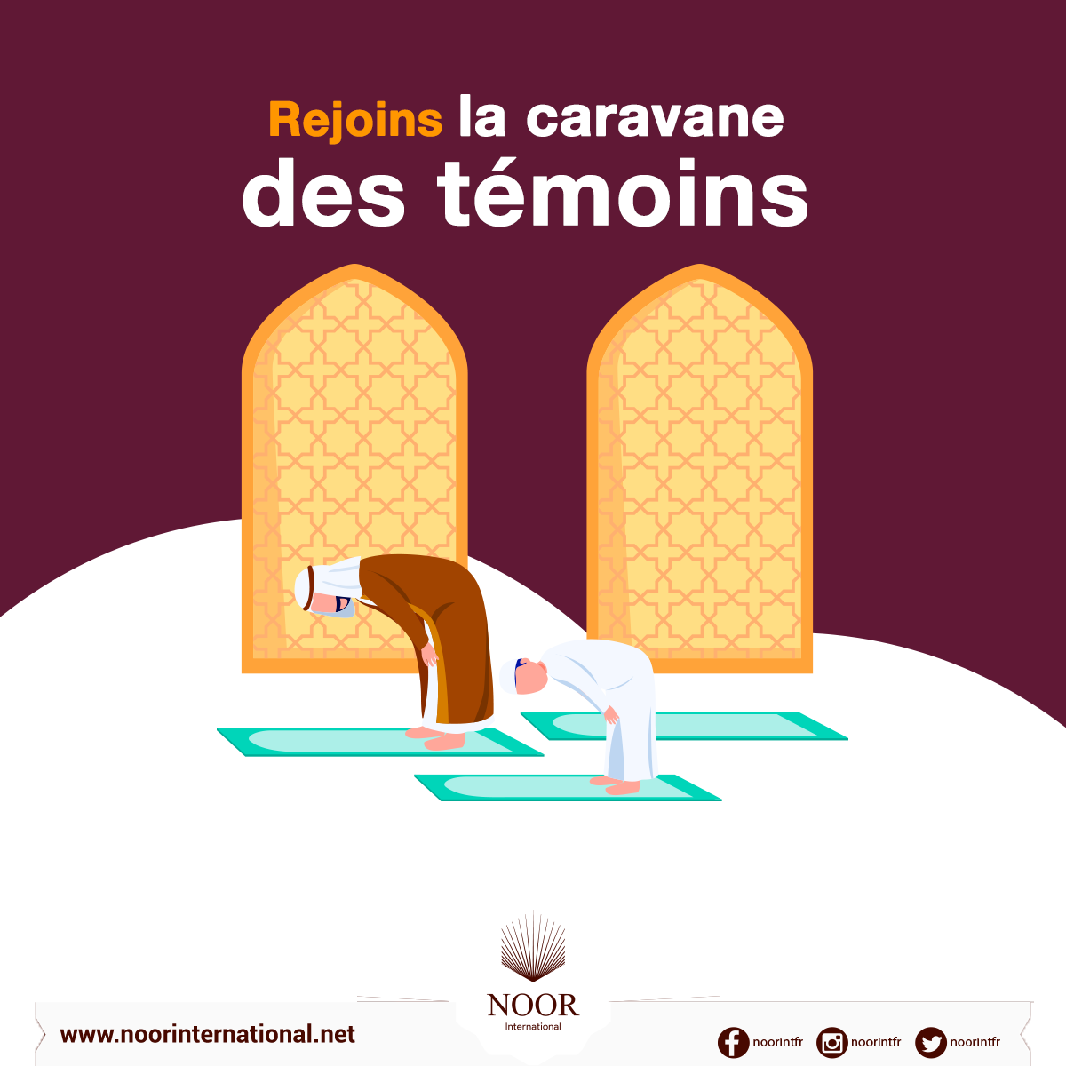 Rejoins la caravane des témoins