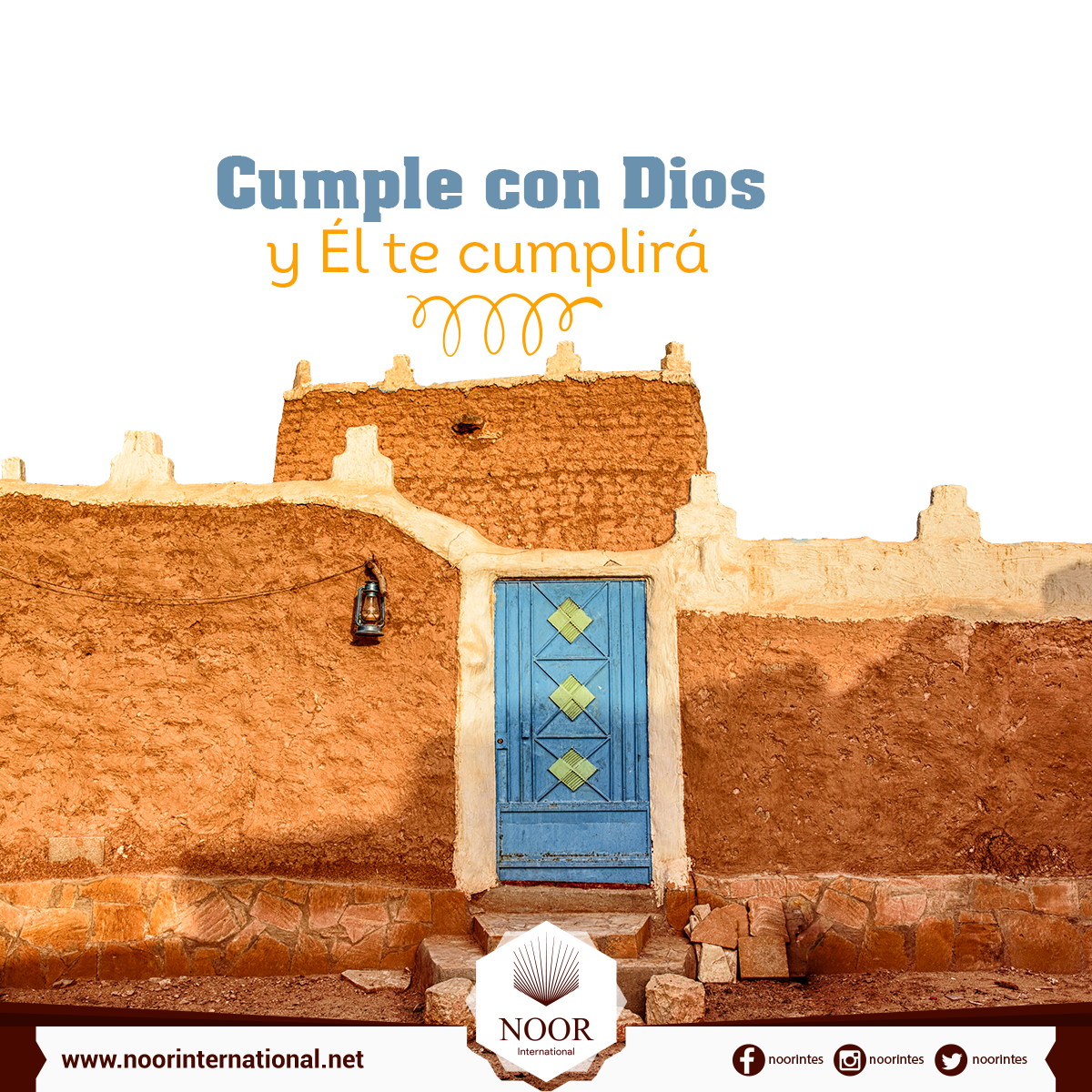 Cumple con Dios y Él te cumplirá