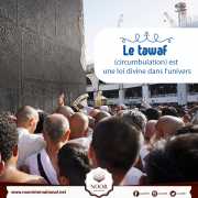 Le tawaf (circumbulation) est une loi divine dans l'univers