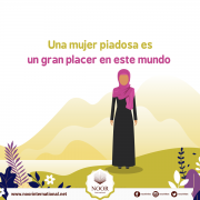 Una mujer piadosa es un gran placer en este mundo