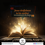 Jesus dutifulness to his mother in as mentioned in the Quran