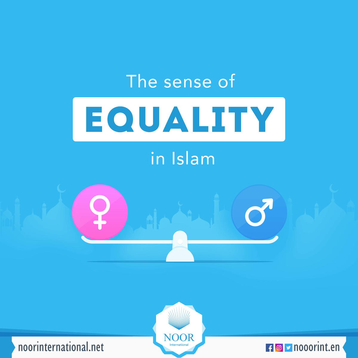 The sense of equality in Islam