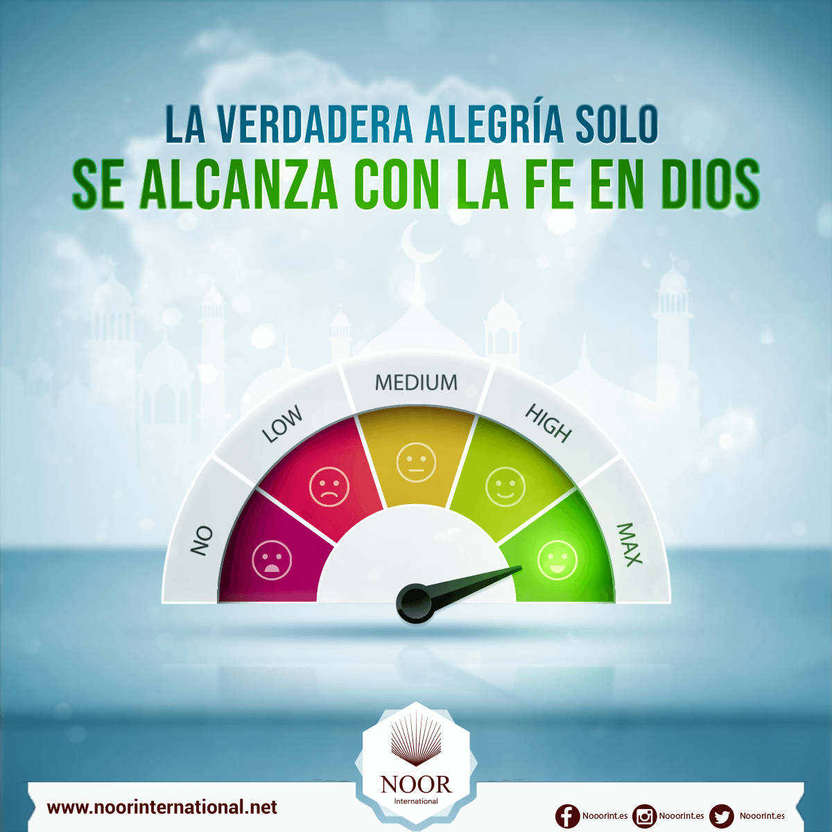 La verdadera alegría solo se alcanza con la fe en Dios