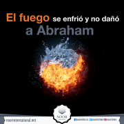 El fuego se enfrió y no dañó a Abraham