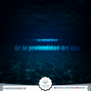 La oscuridad de la profundidad del mar