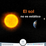 El sol no es estático