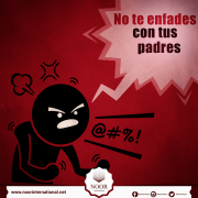 No te enfades con tus padres