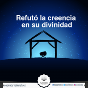 Refutó la creencia en su divinidad