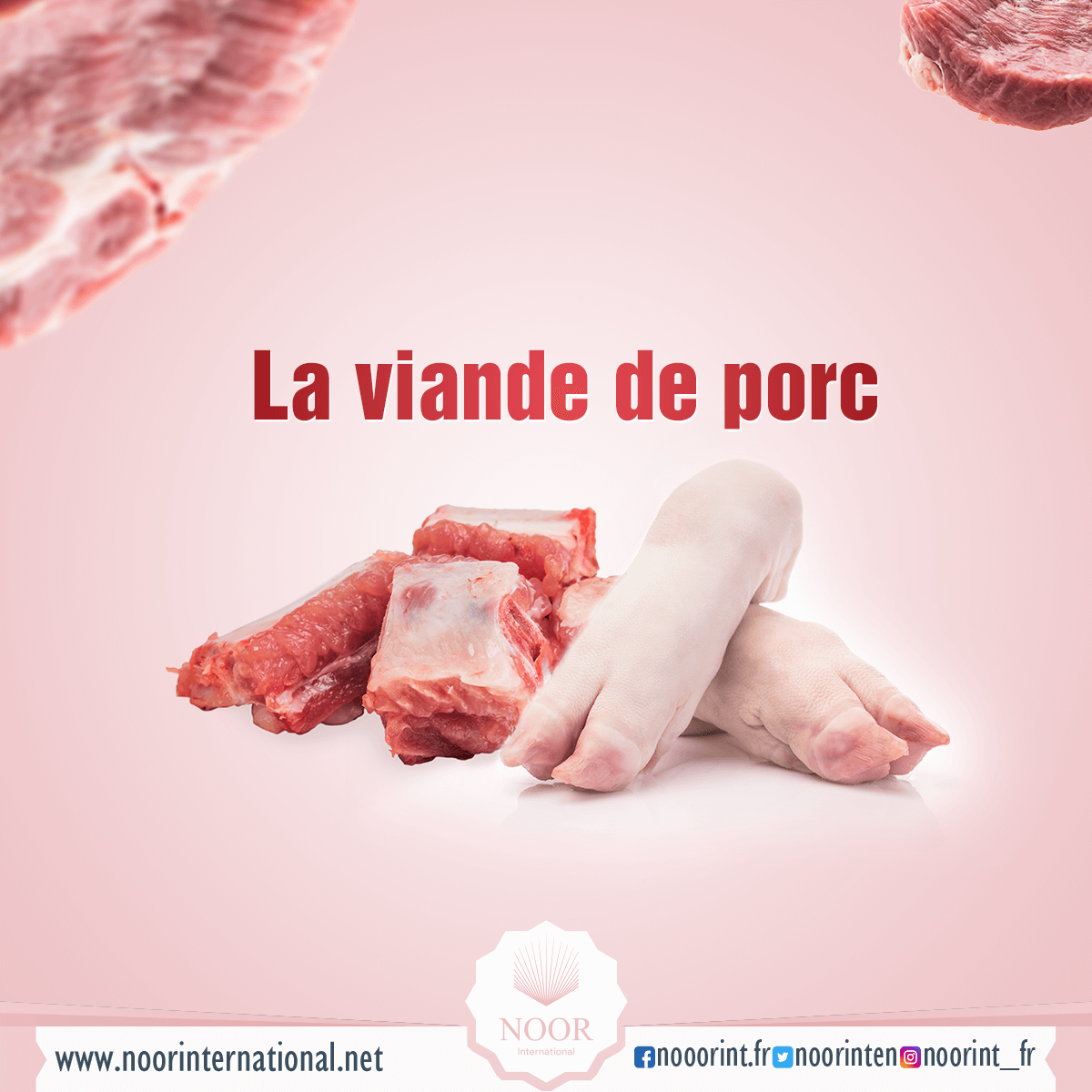 La viande de porc