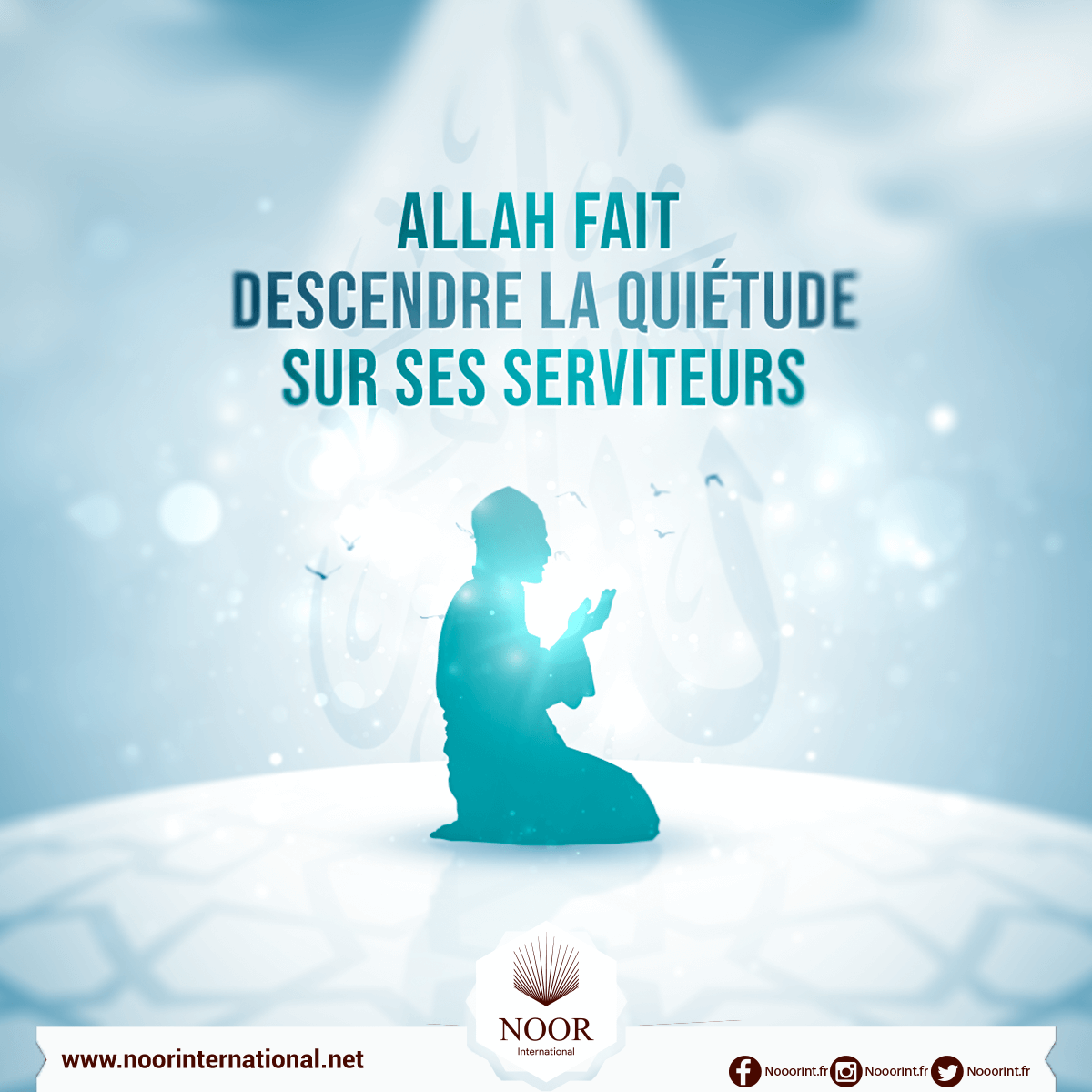 Allah fait descendre la quiétude sur ses serviteurs