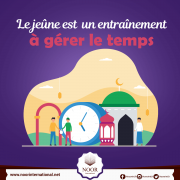 Le jeûne est un entraînement à gérer le temps