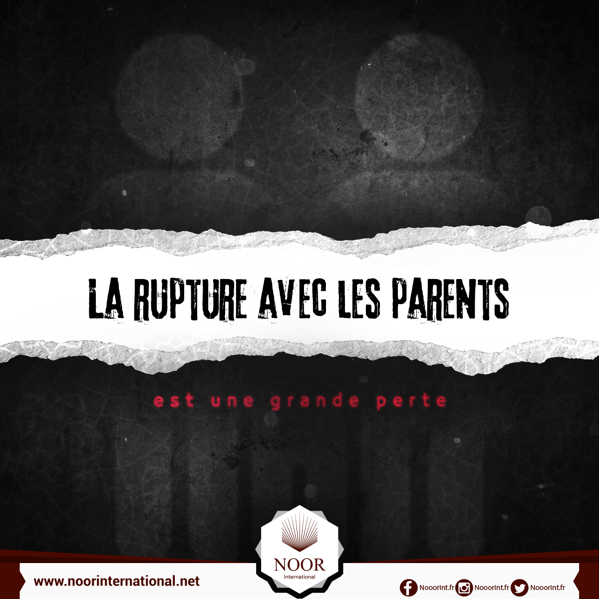 La rupture avec les parents est une grande perte