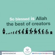 So blessed is Allah, the best of creators